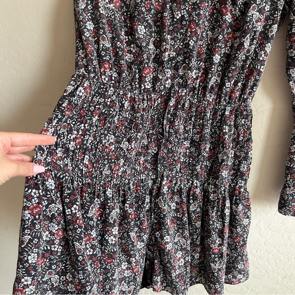 Veronica Beard Rory Floral Print Silk Dress - Picture 5 of 10